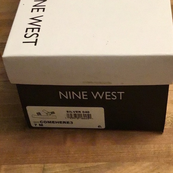 NINE WEST
Studded Platform Sport Sandals Comehere3 SilverStudded NIB Sz 7 - Picture 7 of 7